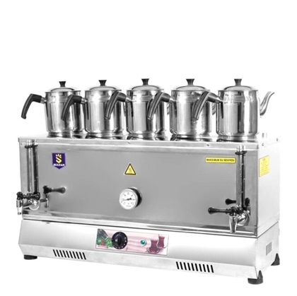 سماور صنعتی سلطان ۵ قوری مدل SU-EA550 (هوشمند برقی)